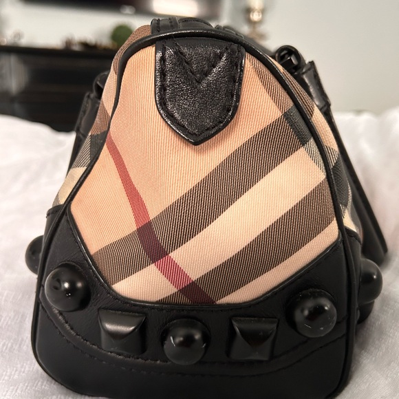Burberry Nova check Studded Bowling Bag - Picture 16 of 16